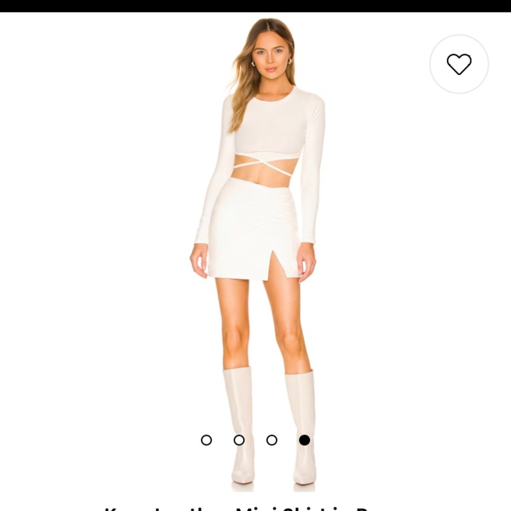Kyro Leather Mini Skirt in Bone
Lovers and Friends